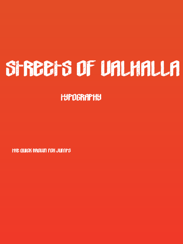Streets Of Valhalla Poster
