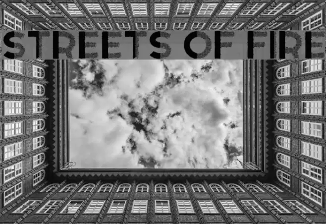 Streets of Fire Font examples