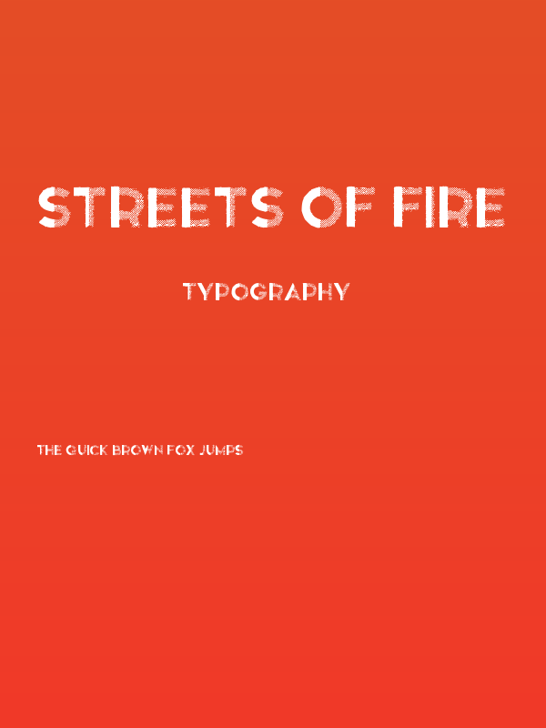 Streets of Fire Poster