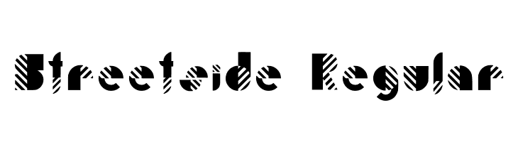 Streetside Regular  Frei Schriftart Herunterladen