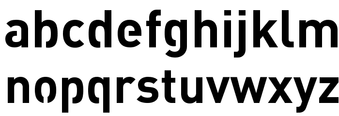 Streetvertising Bold Font LOWERCASE