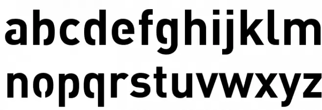 Streetvertising Bold 字体 小写