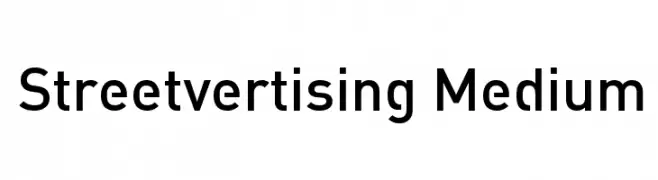 Streetvertising Medium  Frei Schriftart Herunterladen