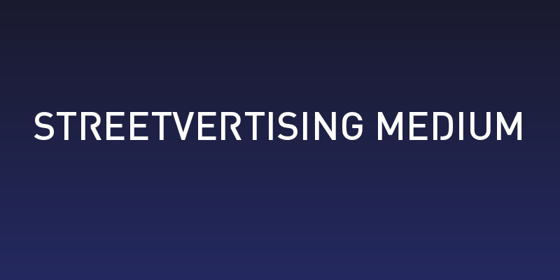 Streetvertising Medium Social Header