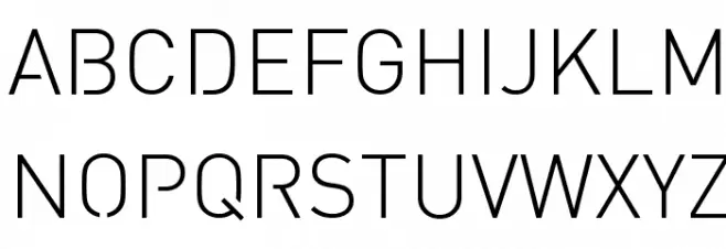 StreetvertisingLight Polices MAJUSCULES
