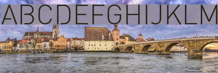 StreetvertisingLight Font examples