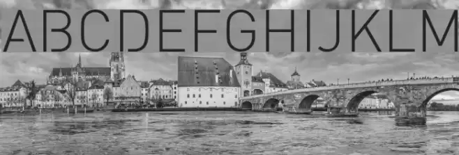 StreetvertisingLight Font examples