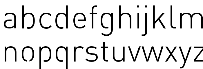 StreetvertisingLight Font LOWERCASE