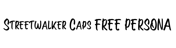 Streetwalker Caps [FREE PERSONA  baixar fontes gratis