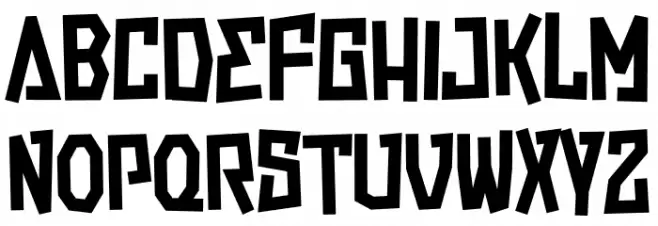 Streetwall Allcaps Font Litere mari