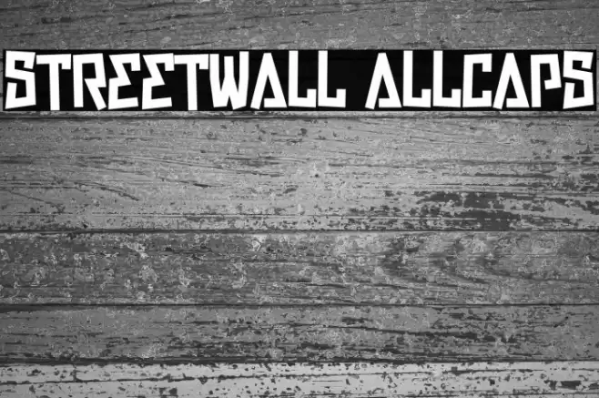 Streetwall Allcaps Font examples