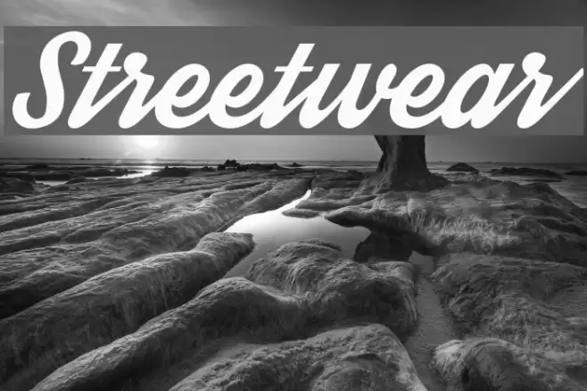 Streetwear Font examples