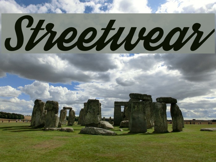 Streetwear Font examples