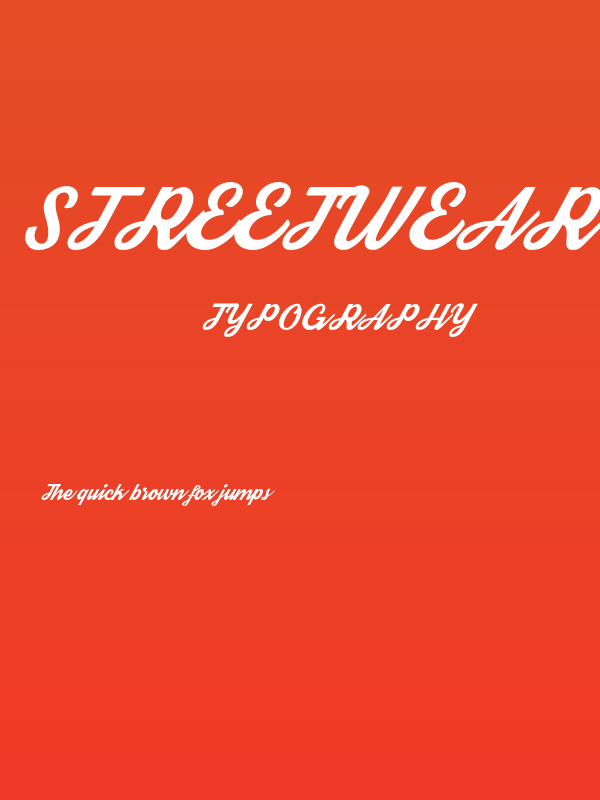 Streetwear Poster