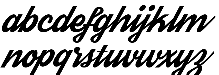 Streetwear Font LOWERCASE