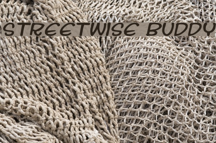 Streetwise buddy Font examples