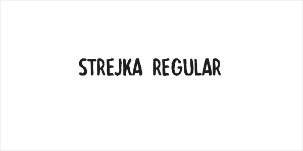 Strejka Regular Logo