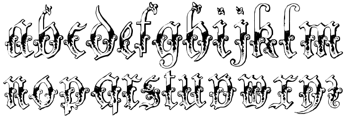 Strelsau Font LOWERCASE