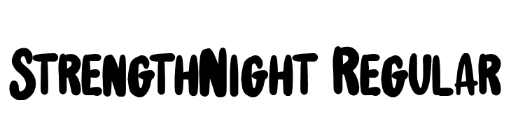 StrengthNight-Regular  Fuentes Gratis Descargar