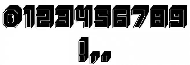 Strengthen Filled Regular Font OTHER CHARS