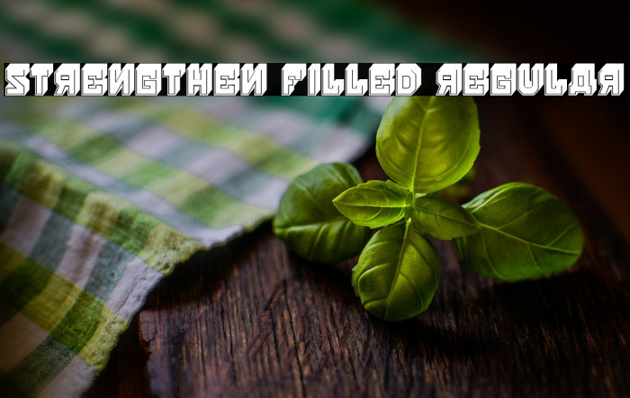 Strengthen Filled Regular Example 1