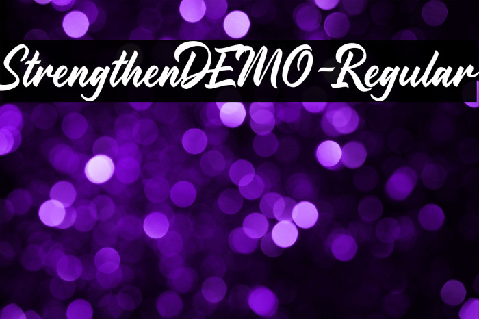 StrengthenDEMO-Regular Example 2