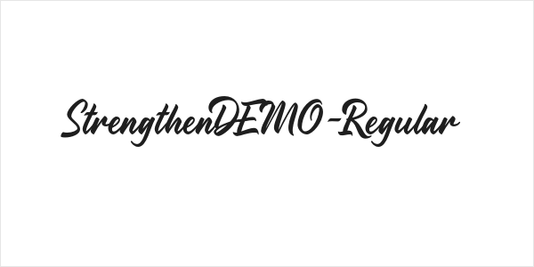 StrengthenDEMO-Regular Logo