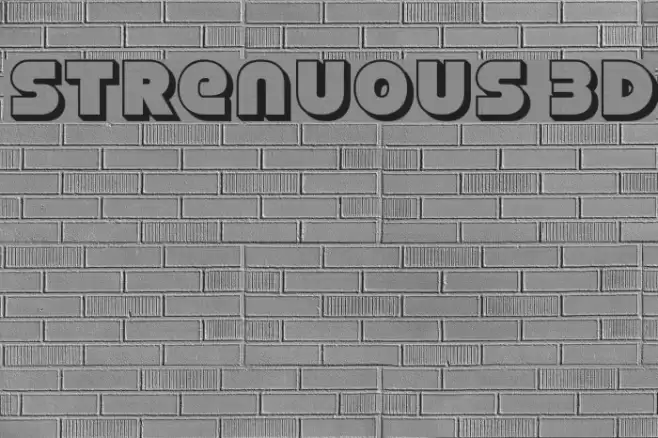 Strenuous 3D خط examples