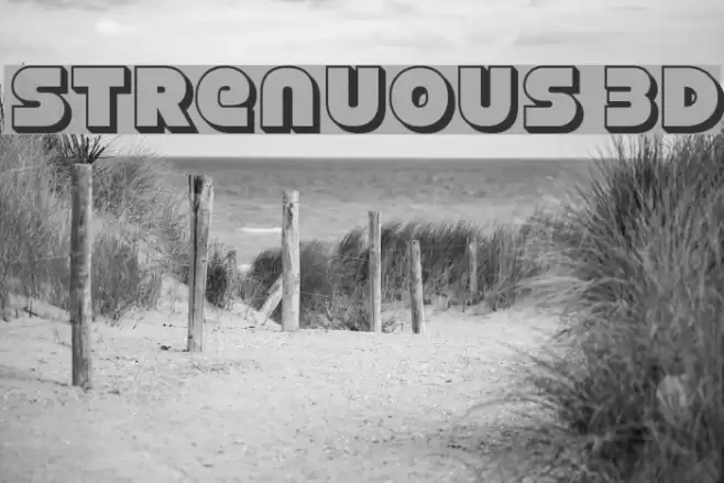 Strenuous 3D خط examples