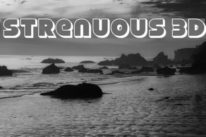 Strenuous 3D خط examples