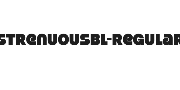 StrenuousBl-Regular Logo