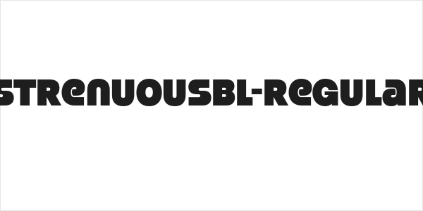 StrenuousBl-Regular Logo