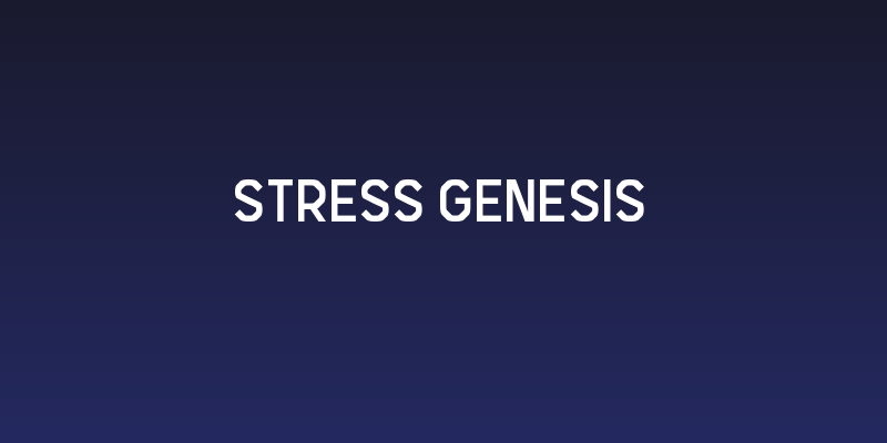Stress Genesis Social Header
