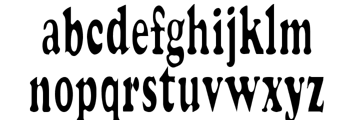 Stretch Plain Font LOWERCASE