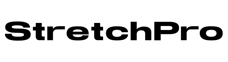Stretch Pro Font