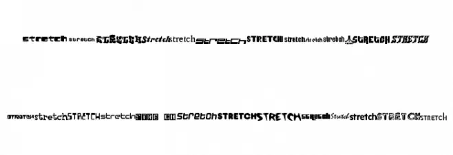 Stretch Fuentes MINÚSCULAS