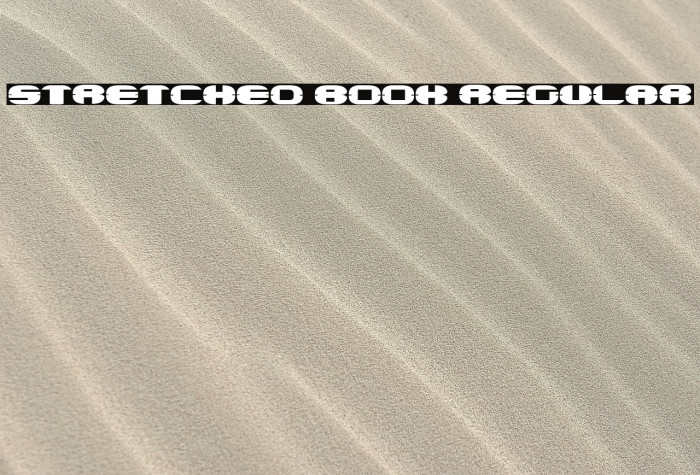 Stretched Book Regular Example 1