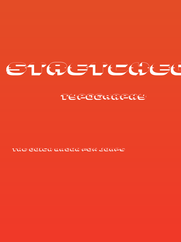 Stretched Regular Poster