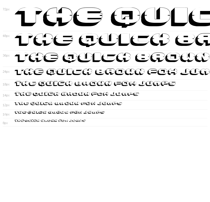 Stretched Regular Waterfall