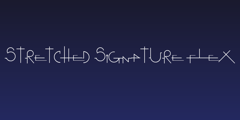 Stretched Signature Flex Social Header