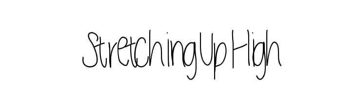 StretchingUpHigh  免费字体下载