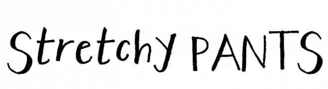Stretchy PANTS  font caratteri gratis