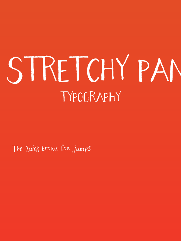 Stretchy PANTS Poster