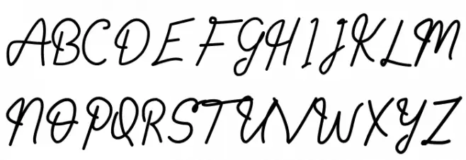 Stretford フォント 大文字