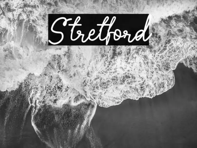 Stretford Font examples