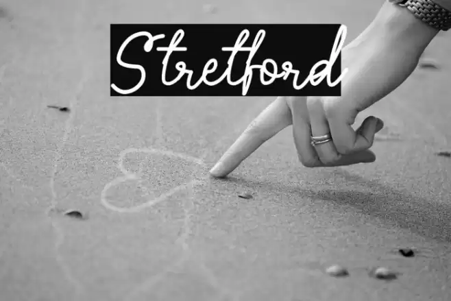 Stretford Font examples