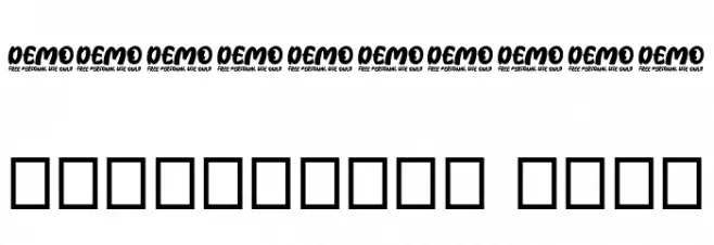 Strezy Break Regular Font OTHER CHARS