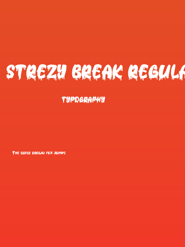 Strezy Break Regular Poster