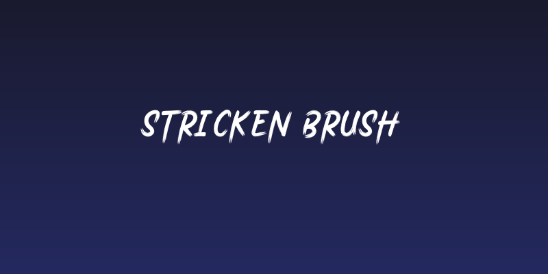 Stricken Brush Social Header