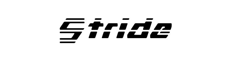 Stride Font